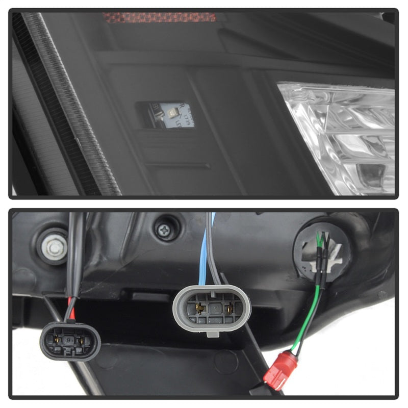 Spyder 04-15 Nissan Titan / 04-07 Nissan Armada V2 Projector Headlights - Black PRO-YD-NTI04-DRL-BK-SR1 Performance