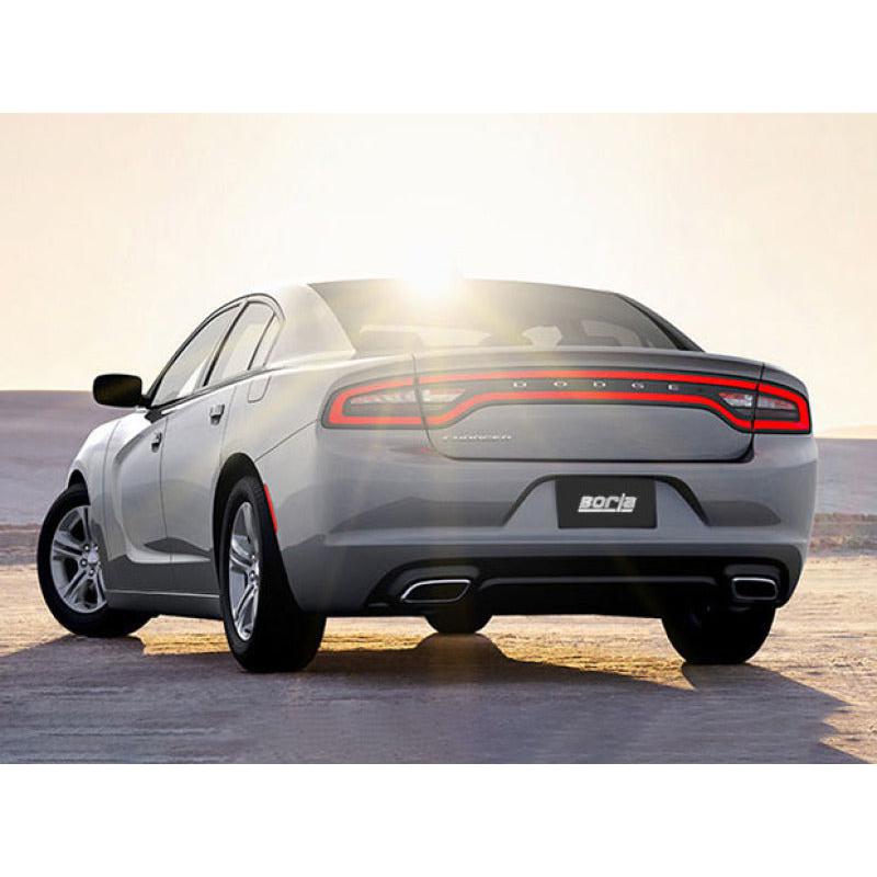 Borla 15-16 Dodge Charger 3.6L V6 S-Type Cat Back Exhaust (Uses Factory Valence)-SR1 Performance