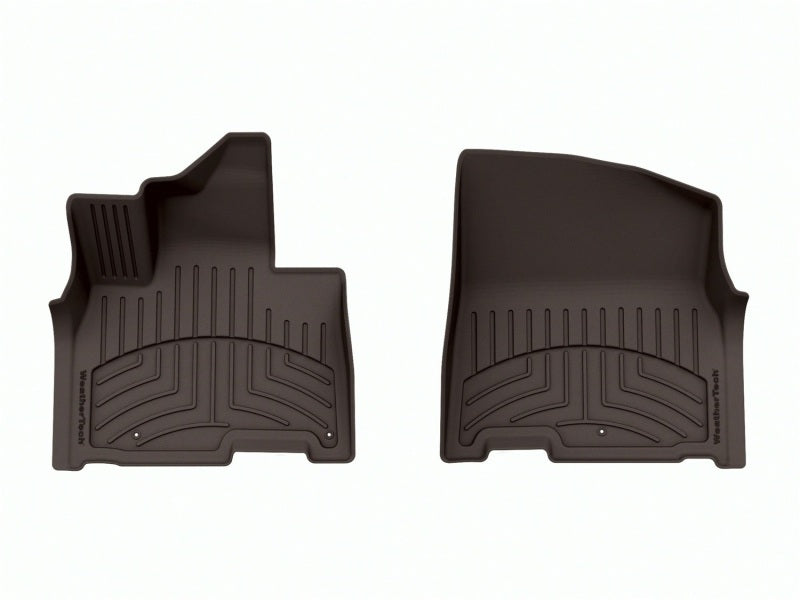 WeatherTech 22-24 Kia Carnival Front FloorLiner HP Cocoa – Custom Fit All-Weather Floor Protector with Non-Slip Nibs