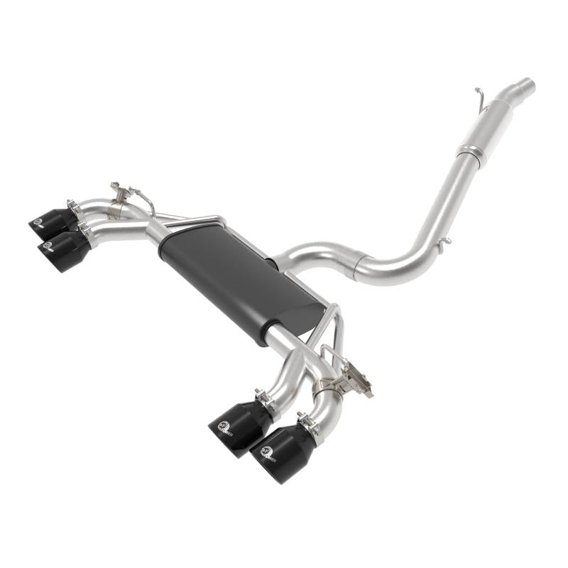 afe POWER MACH Force-Xp 15-19 Volkswagen Golf R L4-2.0L(T) 304 SS Cat-Back Exhaust System - Black-SR1 Performance