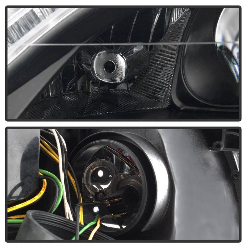 Spyder Mercedes W221 S Class 07-09 Headlights - HID Model Only - Black PRO-YD-MBW22107-HID-DRL-BK-SR1 Performance