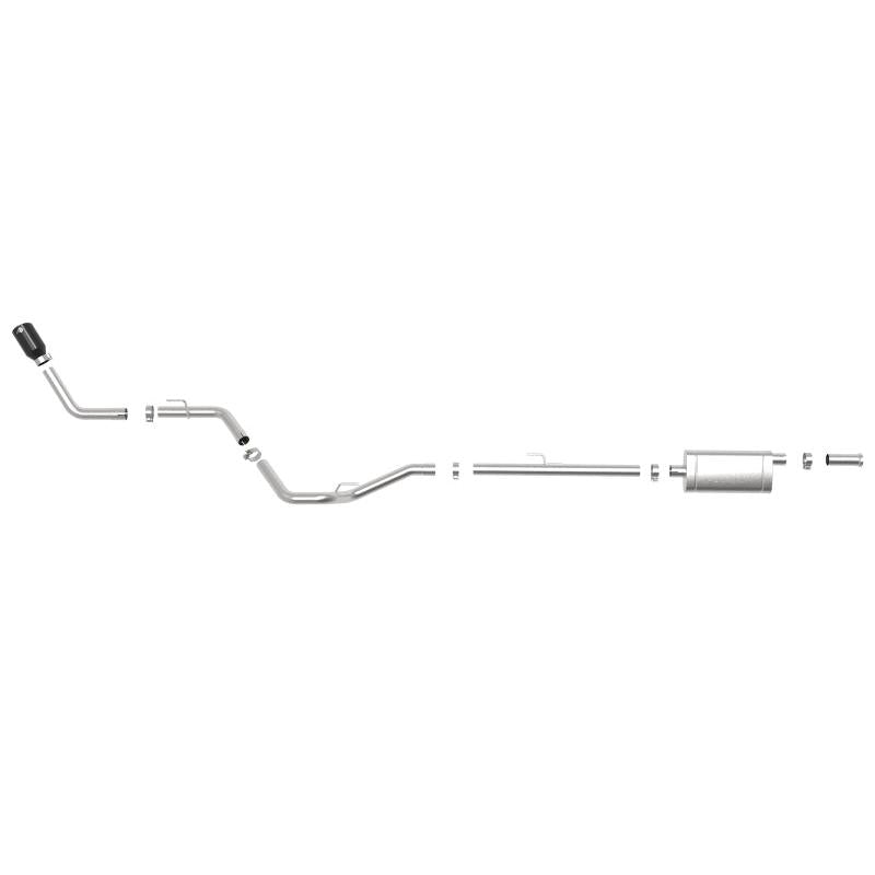 aFe Apollo GT Series 2.5in 409SS 20-21 Jeep Gladiator (JT) V6-3.6L - Black Tip-SR1 Performance