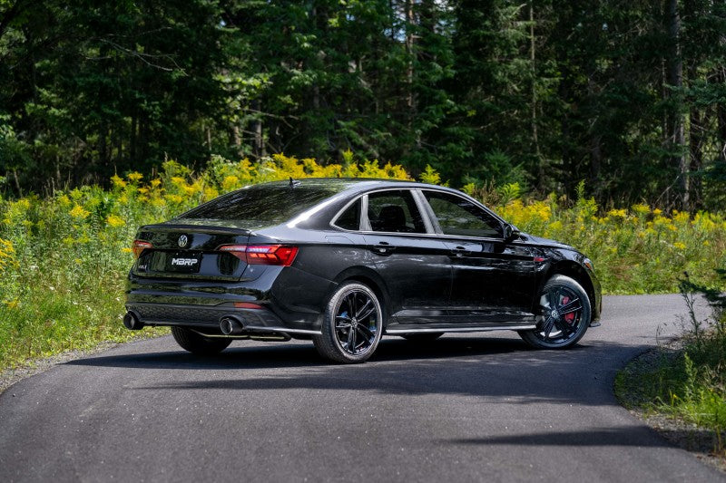 MBRP 2022 VW Jetta GLI 2.0 TSI 3in Cat Back T304 SS 2.5in Dual Split Rear w/ Carbon Fiber Tips-SR1 Performance
