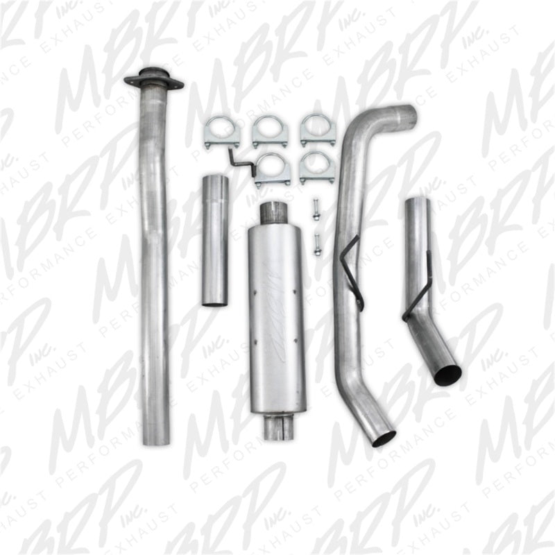 MBRP 2011-2014 Ford F150 V6 EcoBoost 3in Cat Back Single Side AL P Series Exhaust-SR1 Performance