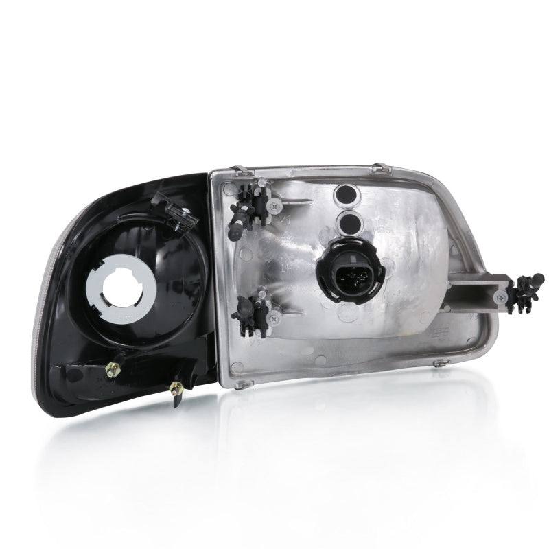 ANZO 1997-2003 Ford F-150 Crystal Headlight G2 Clear With Parking Light-SR1 Performance