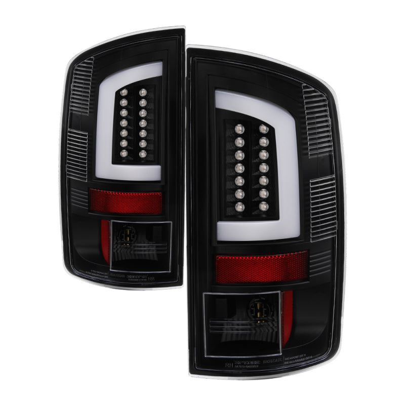 Spyder 03-06 Dodge Ram 2500/3500 V3 Light Bar LED Tail Light - Black (ALT-YD-DRAM02V3-LBLED-BK)-SR1 Performance