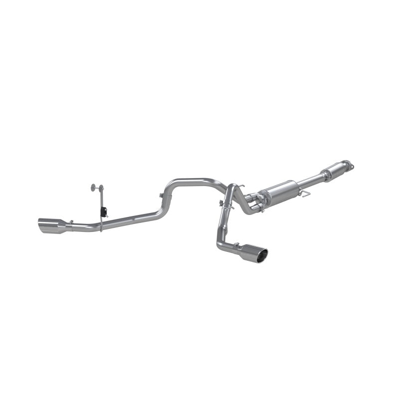 MBRP 2021+ Ford F150 2.7L/3.5L/5.0L 3in Aluminized Steel Cat-Back 2.5in Dual Split Side Exhaust-SR1 Performance