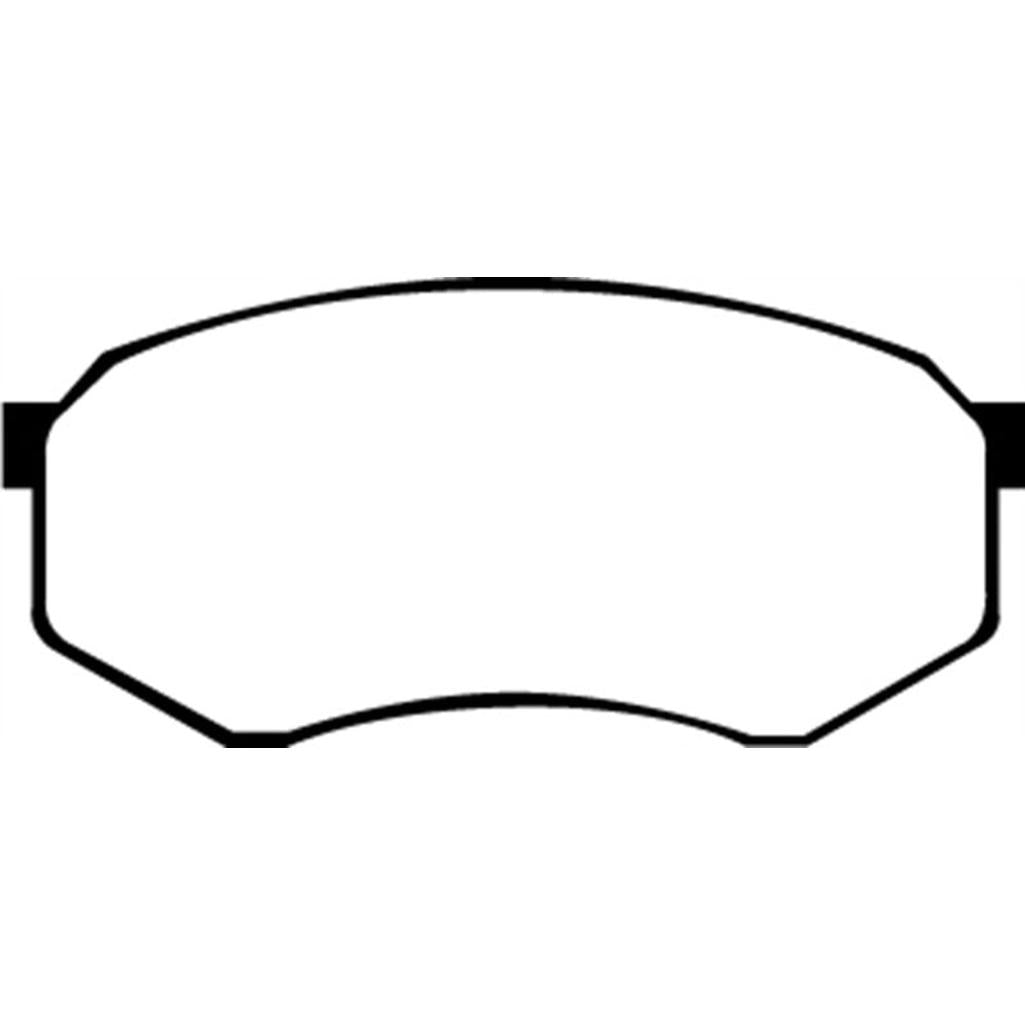 EBC Yellowstuff DP41317R Front Brake Pads for Toyota Tacoma – Street and Track Performance