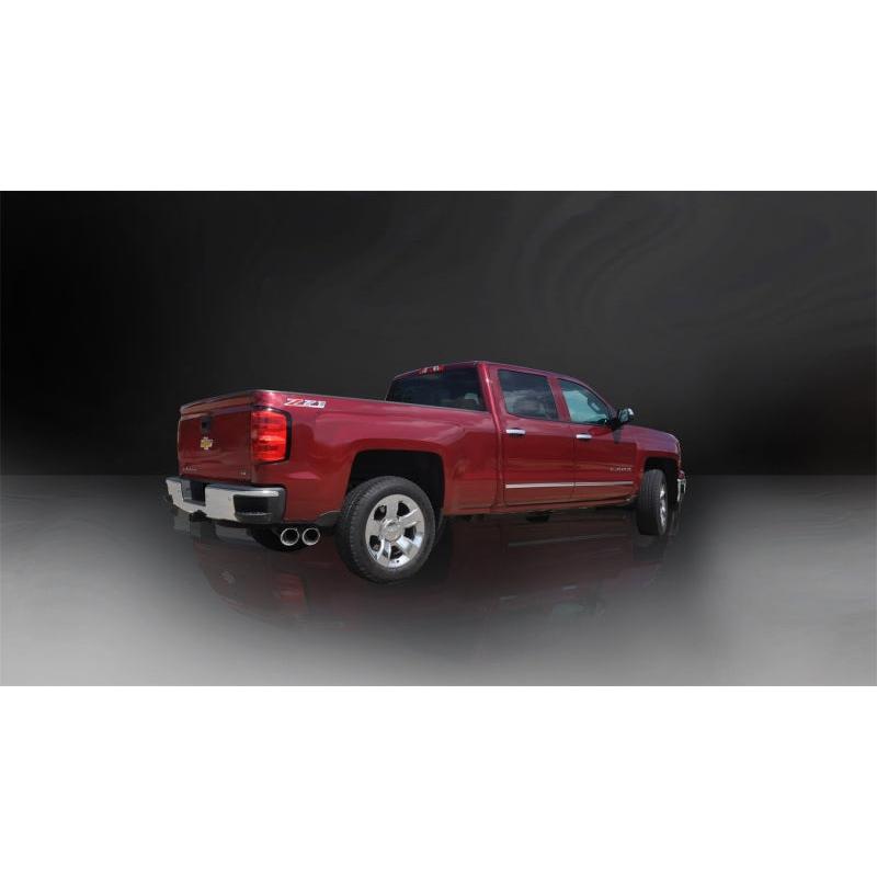 Corsa 2014-19 Sierra/Silvrd 1500 Crew/Dbl / Short/Std. Bed 6.2L V8 Polished Sport Single SideCB Ext-SR1 Performance