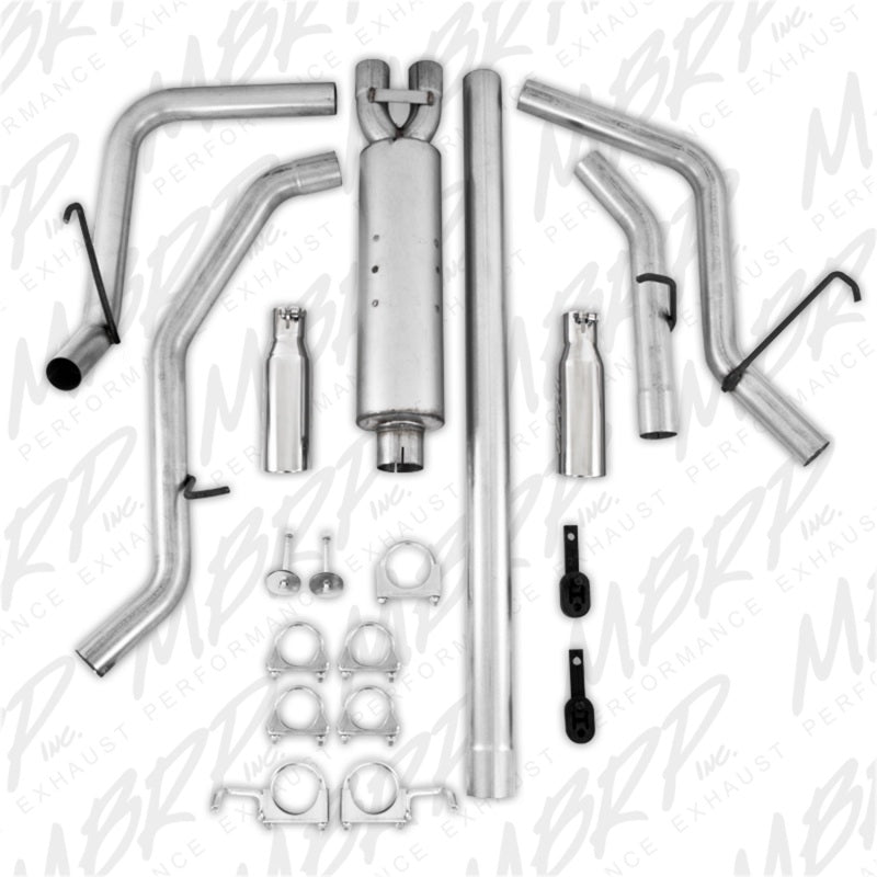 MBRP 2006-2008 Dodge Ram Hemi 1500 5.7L SC/CC-SB Cat Back Dual Split Side-SR1 Performance