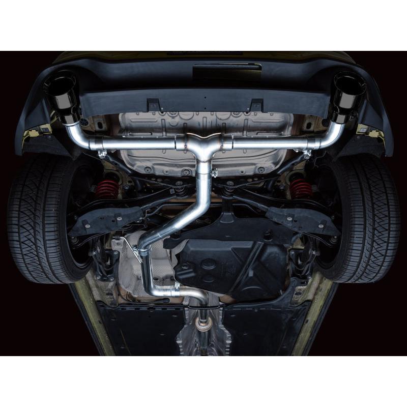 AWE 2022 VW GTI MK8 Track Edition Exhaust - Diamond Black Tips-SR1 Performance