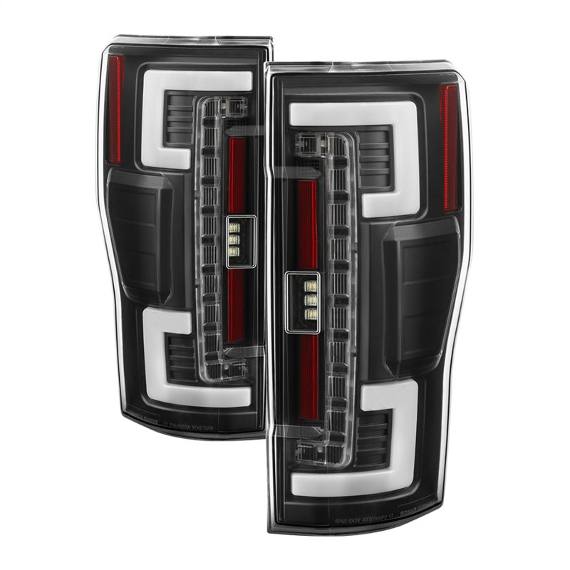 Spyder 17-18 Ford F-250 Super Duty (Excl LED Models) LED Tail Lights - Black (ALT-YD-FS17-LED-BK)-SR1 Performance