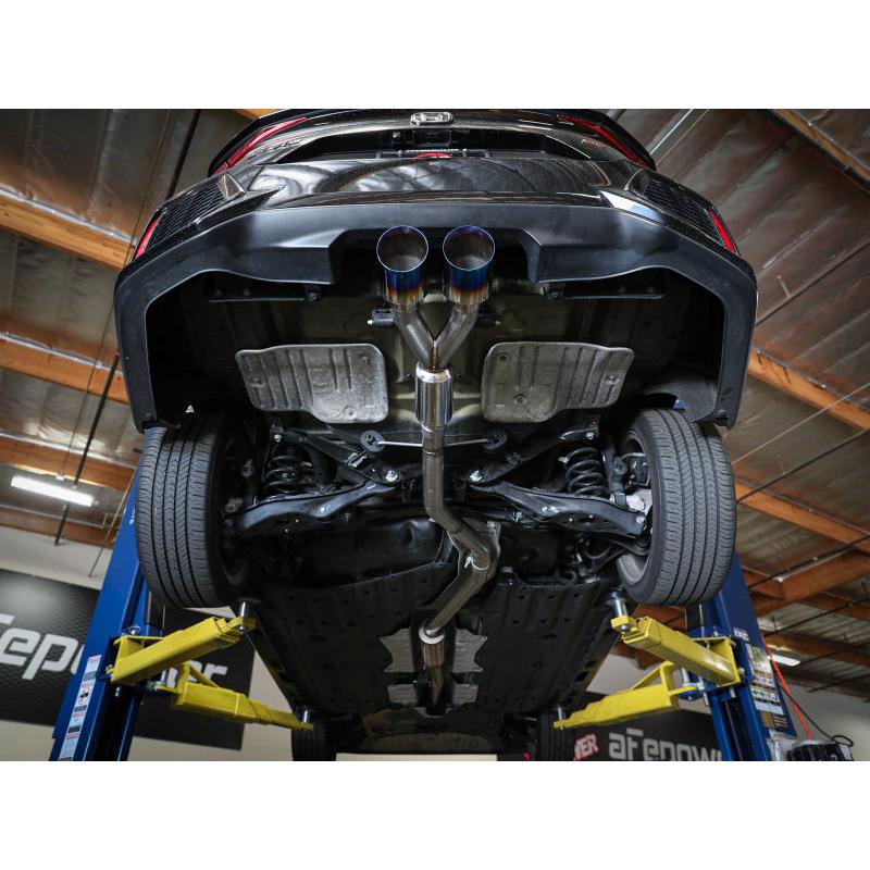 aFe Takeda 2.5in 304SS Cat-Back Exhaust System w/ Polished Tips 17-20 Honda Civic Si Sedan I4 1.5L-SR1 Performance