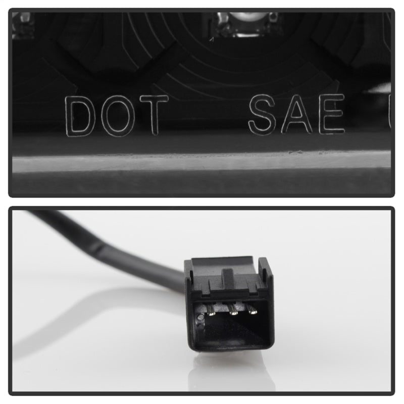 xTune Chevy Silverado 07-13 / GMC Sierra 07-13 LED 3RD Brake Light - Black BKL-CSIL07-LED-BK-SR1 Performance