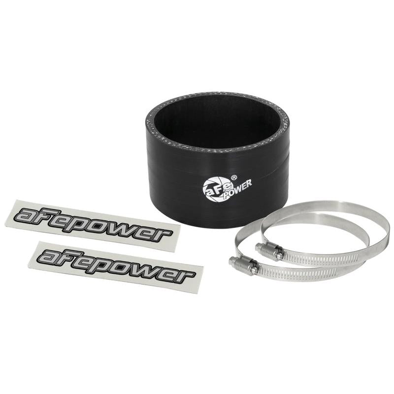 aFe Magnum FORCE CAI Univ. Silicone Coupling Kit (2.75in. ID / 1.75in. L) Straight Coupler - Black-SR1 Performance