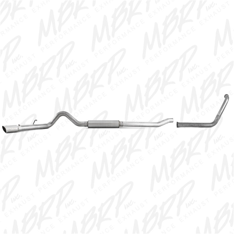 MBRP 2003-2007 Ford F-250/350 6.0L EC/CC Turbo Back Single Side (Stock Cat)-SR1 Performance