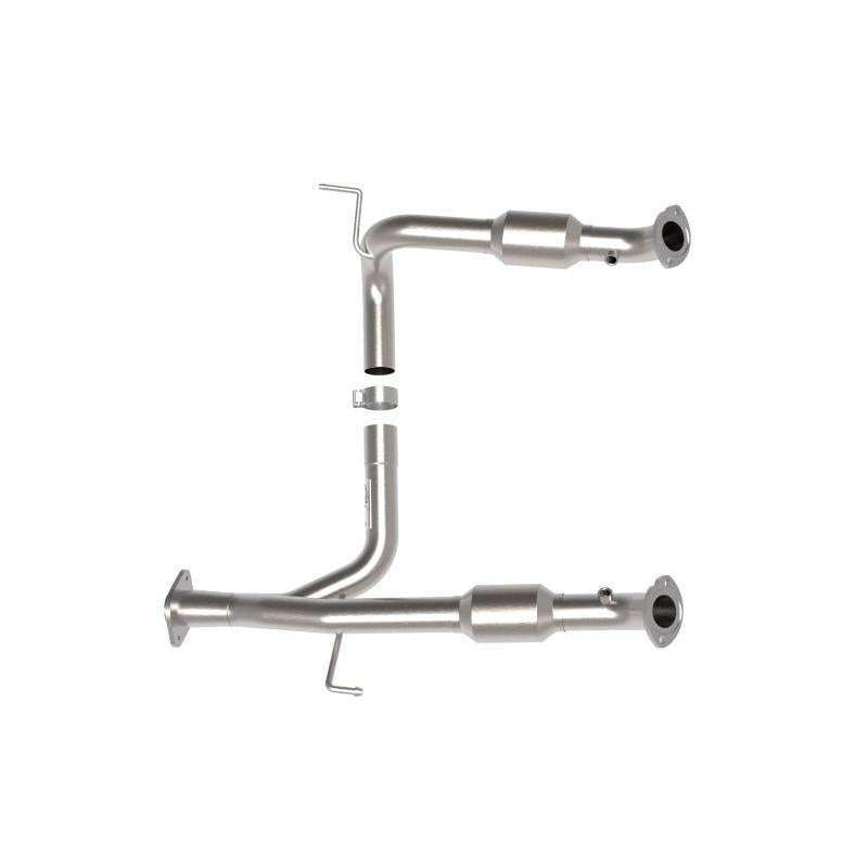 aFe Toyota Tacoma 05-15 V6-4.0L Twisted Steel Y-Pipe w/ Cat-SR1 Performance