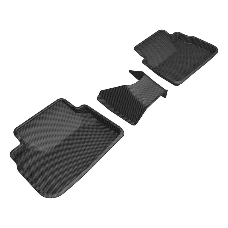3D Maxpider 20-22 Toyota Highlander Gasoline 2nd Row Bucket Kagu 1st 2nd 3rd Row - Set (Black)-SR1 Performance