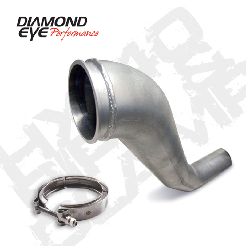 Diamond Eye KIT 4in DWNP HX40 TURBO-DIRECT FLANGE W/ V-Band CLAMP AL DODGE 94-02-SR1 Performance