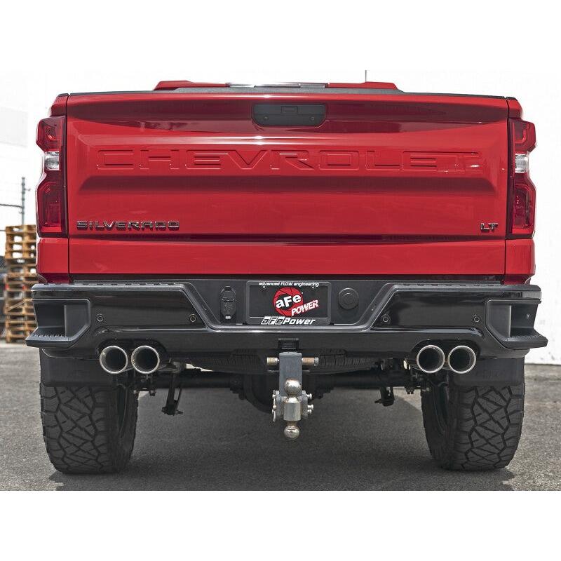 aFe GM Trucks 23-24 L6-3.0L (td) LZ0 Vulcan Series 3in 304 SS DPF-Back Exhaust System w/Polished Tip-SR1 Performance