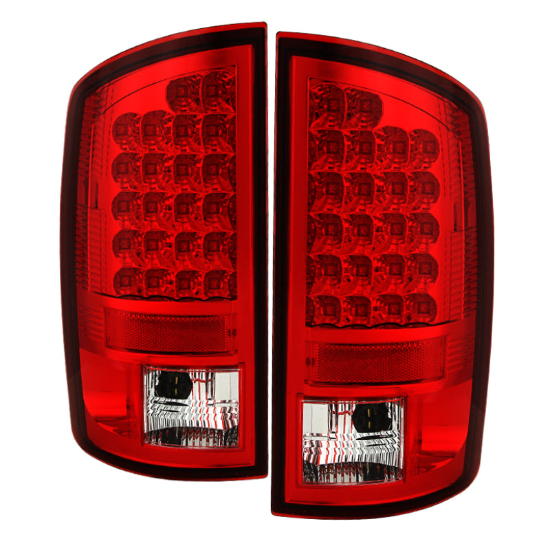 Spyder Dodge Ram 02-06 1500/Ram 2500/3500 03-06 LED Tail Light Red Clear ALT-YD-DRAM02-LED-RC-SR1 Performance