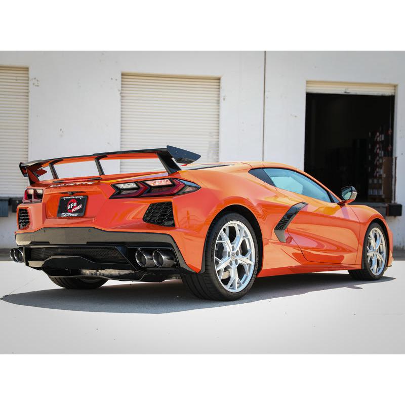 aFe MACH Force-Xp 3in to 2-1/2in 304SS Cat-Back 2020 Chevy Corvette (C8) 6.2L - Polished Tip-SR1 Performance