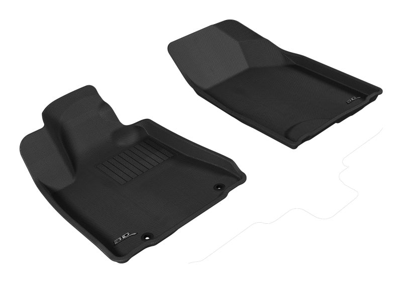 3D MAXpider 2004-2009 Lexus RX Kagu 1st Row Floormat - Gray-SR1 Performance
