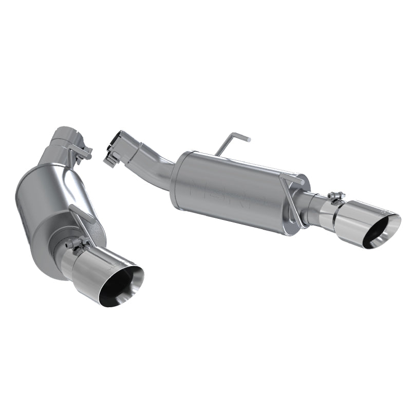 MBRP 05-10 Ford Mustang GT 5.0/Shelby GT500 Dual Mufflers Axle Back Split Rear AL-SR1 Performance