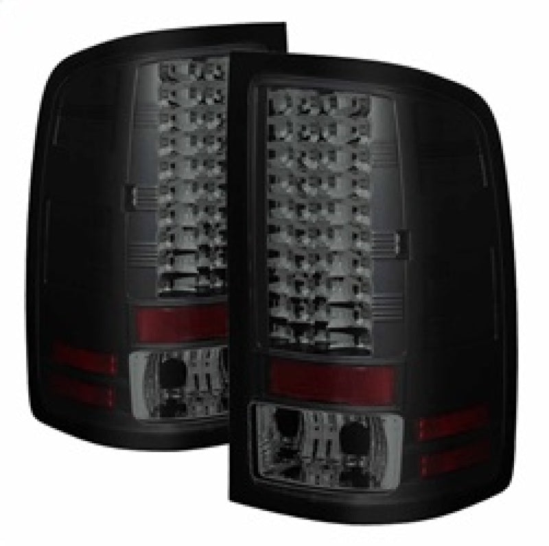 Spyder GMC Sierra 07-13 (Not 3500 Dually 4 Rear Wheels)LED Tail Lights Blk Smke ALT-YD-GS07-LED-BSM-SR1 Performance