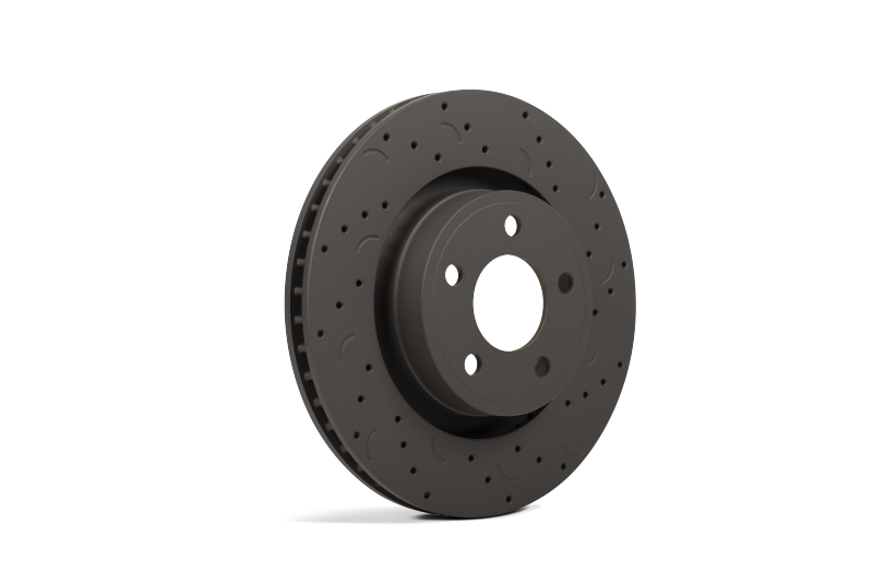 Hawk Talon 2006 Subaru Impreza WRX Drilled and Slotted Rear Brake Rotor Set-SR1 Performance