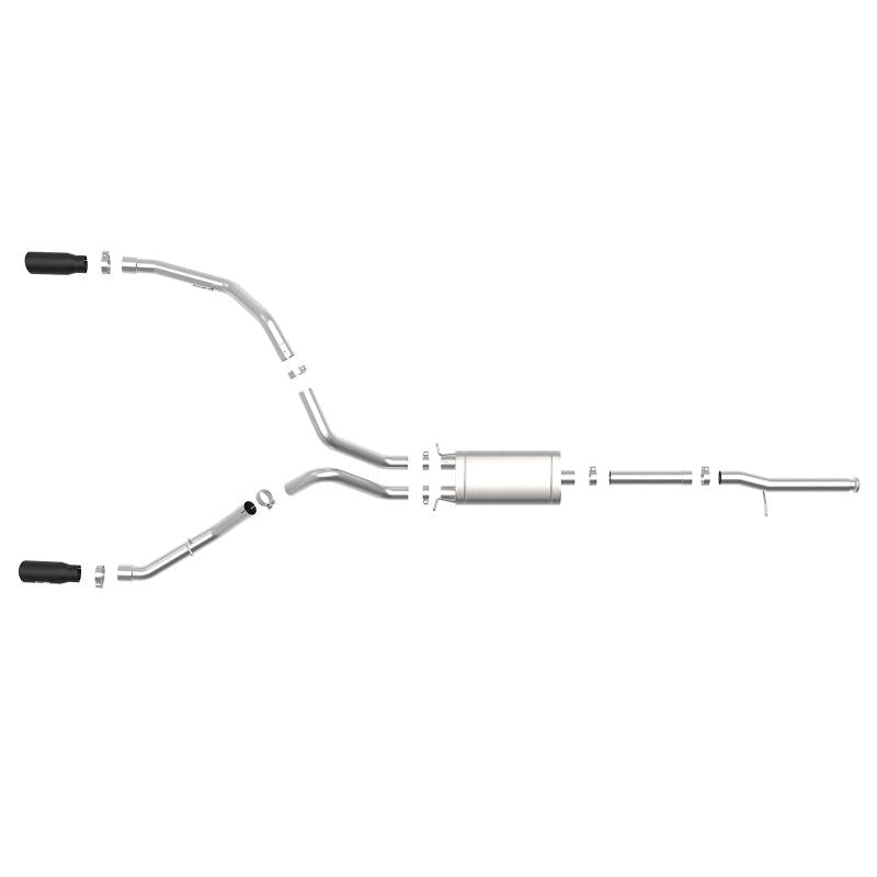 aFe Apollo GT Series 3 IN 409 SS Cat-Back Exhaust System w/ Black Tip GM Sierra 1500 09-18-SR1 Performance