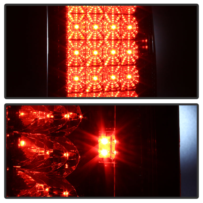 Spyder Dodge Ram 07-08 1500/Ram 07-09 2500/3500 LED Tail Lights Red Clear ALT-YD-DRAM06-LED-RC-SR1 Performance