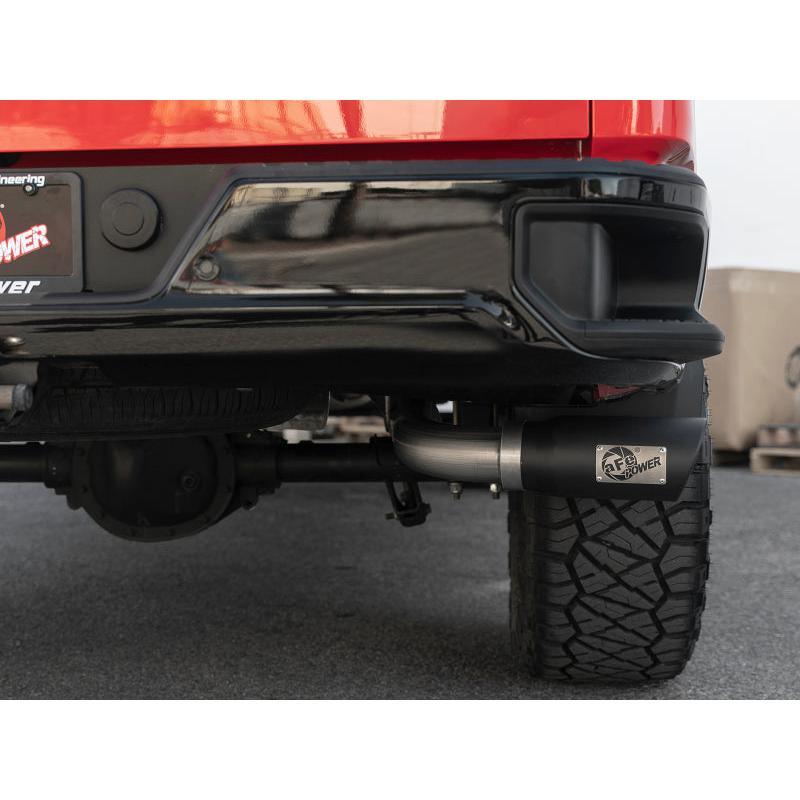 afe Apollo GT Series 2019 GM Silverado/Sierra 1500 4.3L/5.3L 409 SS CatBack Exhaust System w/Blk Tip-SR1 Performance