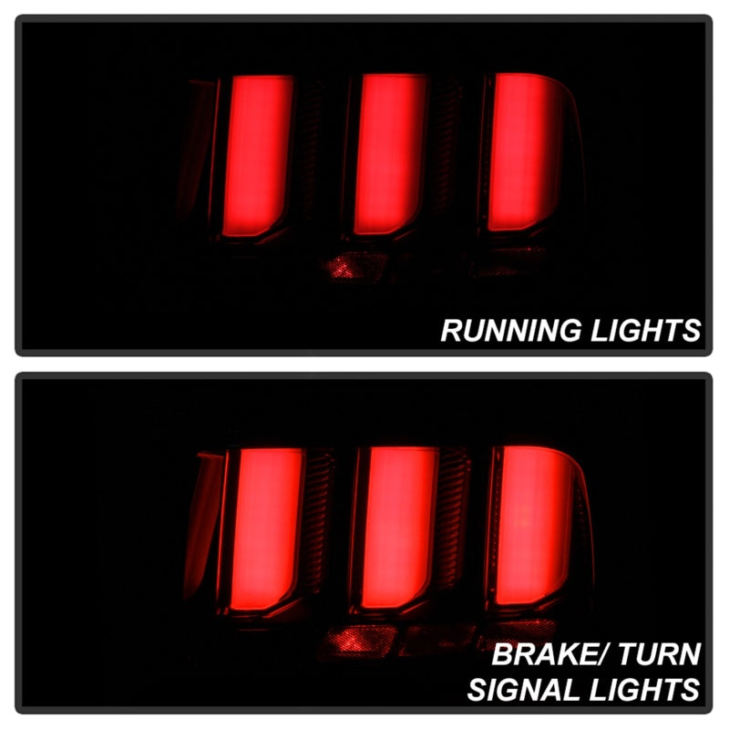 Spyder 05-09 Ford Mustang (White Light Bar) LED Tail Lights - Smoke ALT-YD-FM05V3-LED-SM-SR1 Performance