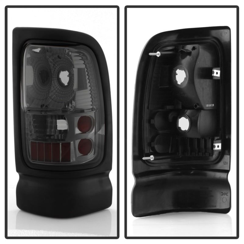 Xtune Dodge Ram 1500/2500/3500 94-01 Euro Style Tail Lights Smoke ALT-ON-DRAM94-SM-SR1 Performance