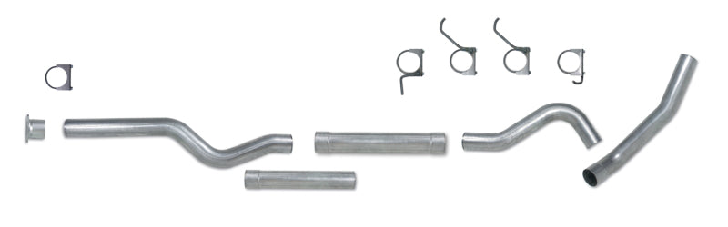 Diamond Eye KIT 4in CB MFLR RPLCMENT PIPE SGL AL: 01-05 CHEVY/GMC 6.6L 2500/3500-SR1 Performance