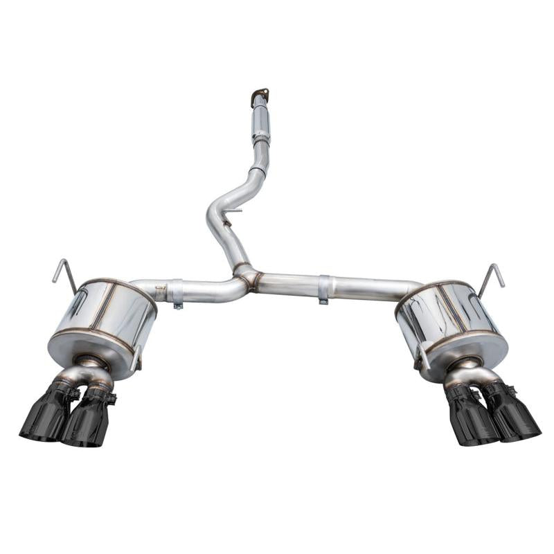 AWE Tuning 2022+ VB Subaru WRX Touring Edition Exhaust - Diamond Black Tips-SR1 Performance
