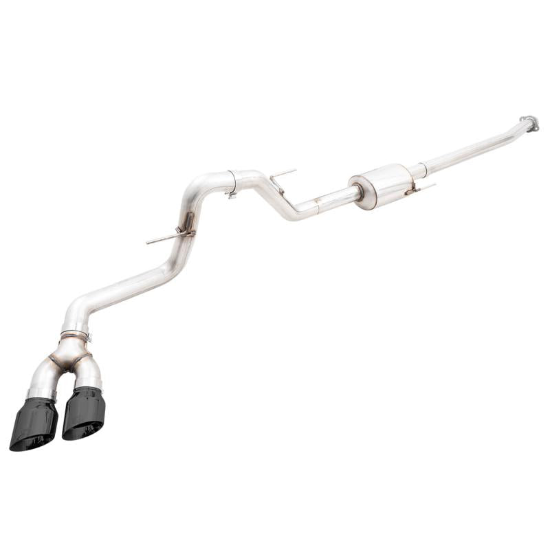 AWE 0FG 21+ Ford F150 Dual Side Exit Cat-Back Exhaust - 4.5in Diamond Black Tips-SR1 Performance