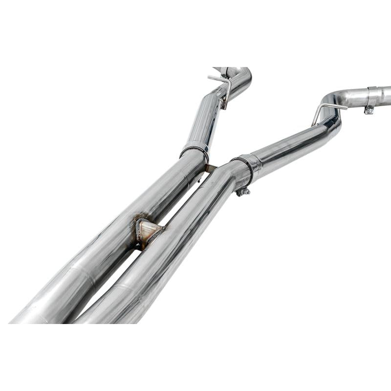 AWE Tuning 2015+ Dodge Charger 6.4L/6.2L SC Non-Resonated Touring Edition Exhaust - Silver Tips-SR1 Performance
