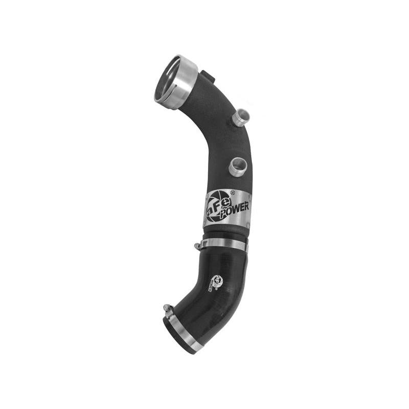 aFe BladeRunner 3in Black Intercooler Tube Cold Side w/ Couplings & Clamps 07-10 BMW 335i 3.0L (tt)-SR1 Performance