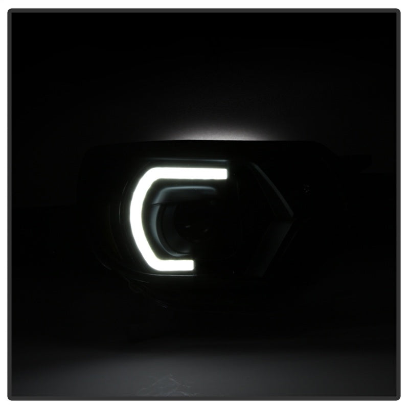 xTune Toyota Tacoma 12-15 Headlights - Light Bar DRL - Black PRO-JH-TTA12-LBDRL-BK-SR1 Performance