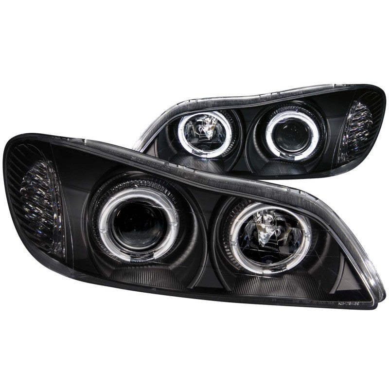 ANZO 2000-2004 Infiniti I30 Projector Headlights w/ Halo Black-SR1 Performance