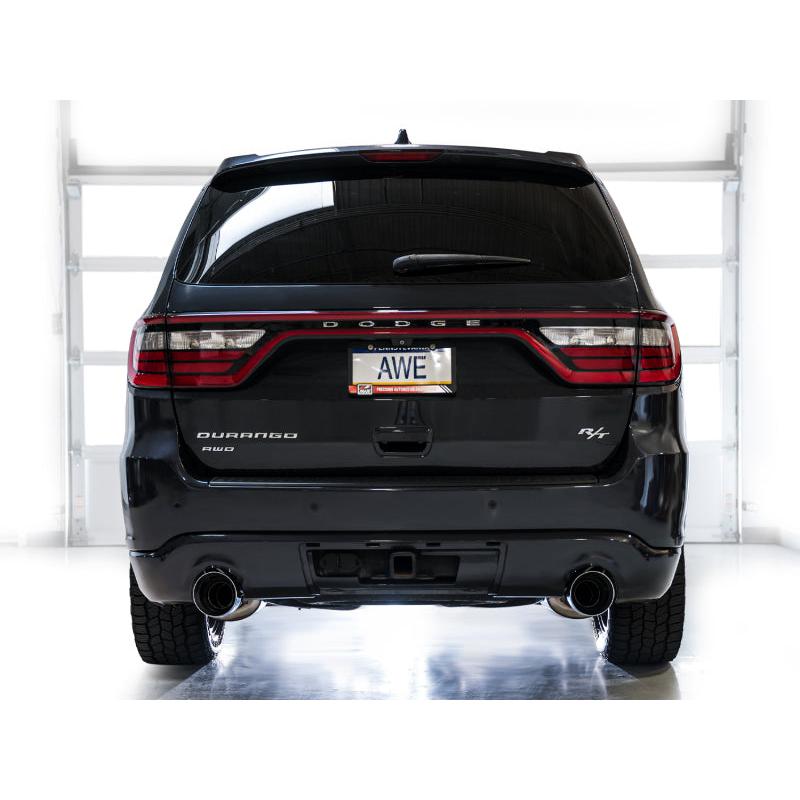 AWE Tuning 11-24 Dodge Durango 5.7L Track Edition Exhaust w/ Chrome Silver Tips-SR1 Performance
