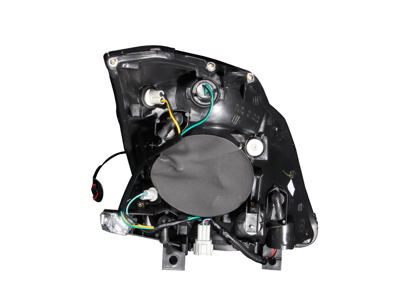 ANZO 2003-2005 Nissan 350Z Crystal Headlights Black-SR1 Performance