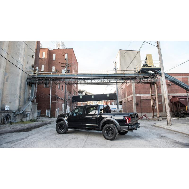 Corsa 2017-2020 Ford F-150 Raptor 3.5L Sport Cat-Back Dual Rear Exit w/ 5in Matte Black Tip-SR1 Performance