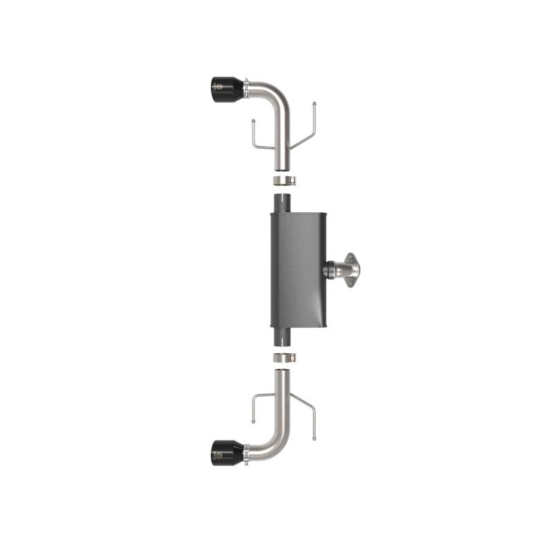 aFe Takeda 17-21 Mazda CX-5 2.5L (t) 2.5in. SS Axle-Back Exhaust System w/Black Tips-SR1 Performance