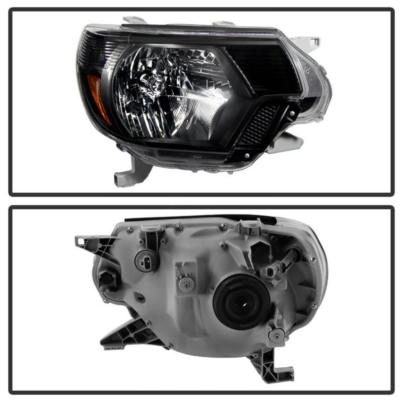 Xtune Toyota Tacoma 2012-2015 OEM Style Headlights Black HD-JH-TTA12-AM-BK-SR1 Performance