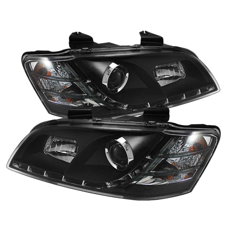 Spyder Pontiac G8 08-09 Projector Headlights DRL Black High H1 Low H7 PRO-YD-PG808-DRL-BK-SR1 Performance