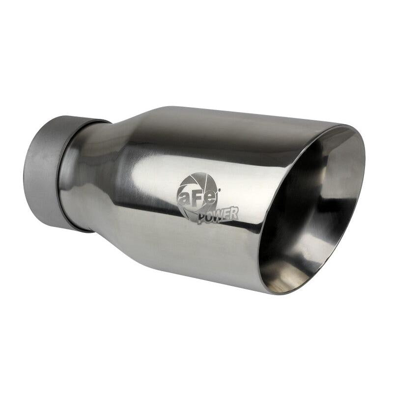 aFe 23-24 GM Trucks L6 Large Bore-HD 3 IN 409 Stainless Steel DPF-Back Exhaust System w/Polished Tip-SR1 Performance