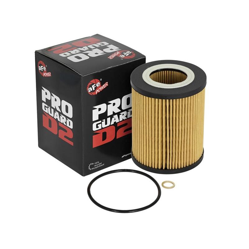 aFe Pro GUARD D2 Oil Filter 96-06 BMW Gas Cars L6 (4 Pack)-SR1 Performance